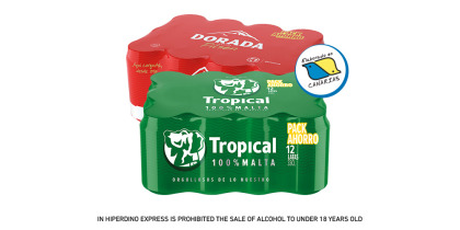 TROPICAL OR DORADA BEER PACK 12X33CL